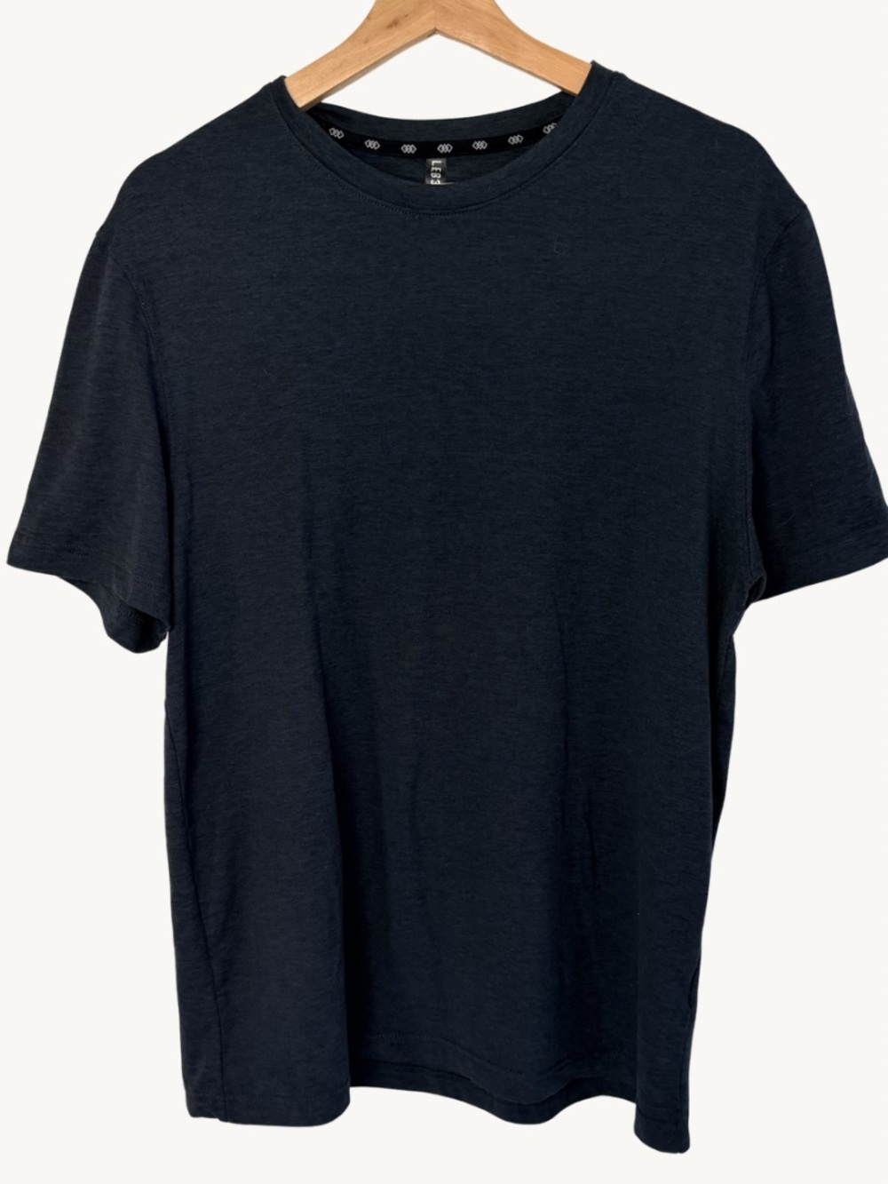 Leg3nd Inspire Navy Black Performance Stretch T-Shirt Men’s Large Athletic Tee